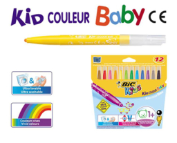 Flamastry BIC Coulour Baby 12kol.