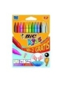 Kredki świecowe BIC Plastidecor 12 kol. -  od 2 lat  