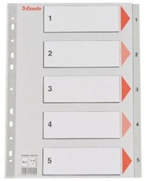 Przekładki A4 ESSELTE 1-5 /100103/