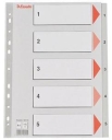 Przekładki A4 ESSELTE 1-5 /100103/