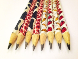 Ołówek FABER CASTELL trójkątny, zwierzęta