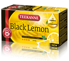 Herbata TEEKANNE black lemon 20 torebek