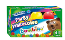 Farby plakatowe BAMBINO w słoiczkach 6 x 20mll