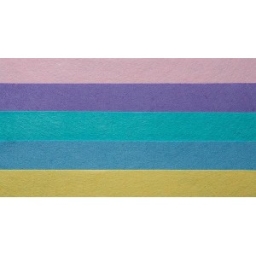 Filc A4 cienki 1mm 5ark. mix kolor