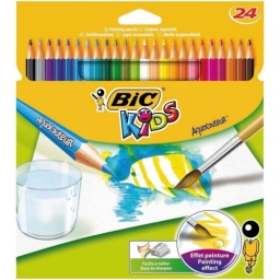 Kredki akwarelowe BIC 24 kolorów 