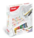 Pastele do tkanin PENTEL 15 kol. z koszulką