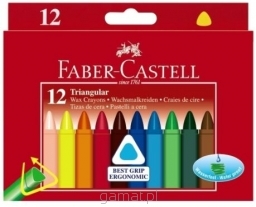 Kredki Faber-Castell świecowe 12kol. 122520 