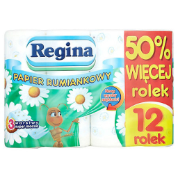 Papier toaletowy 3-warstwowy rumiankowy 12 rolek