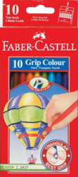 Kredki Faber Castell 10 kol. ołówkowe trójkątne grip / 1165 /