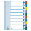 Przekładki A4 ESSELTE 1-10 Mylar 100161