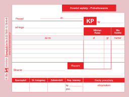 Kasa przyjęła - KP, A6