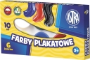 Farby plakatowe ASTRA w słoiczkach, 10 ml x 6kol. 