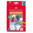 Kredki Faber Castell 30 kol. ołówkowe trójkątne 