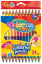 Kredki dwukolorowe 12/24kol. Colorino trójkątne JUMBO