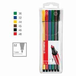 Flamastry STABILO 68 - komplet 6szt.