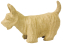 Terrier Decopatch z papieru mache  23 x 8 x 14,5 cm