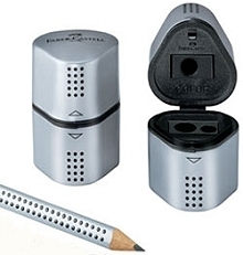 Temperówka  FABER CASTELL z pojemnikiem