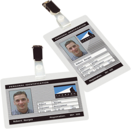 Identyfikator 3L samolaminujący z klipsem  58x92 /111330/