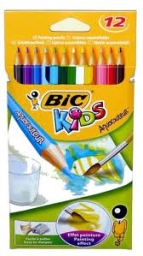Kredki akwarelowe BIC 12 kolorów 