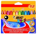 Kredki świecowe BIC TRIANGLE 12 kolorów - od 1 roku