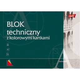 Blok techniczny UNIPAP A3 kolorowy 