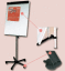 Flipchart Komandor 72x103 - na kółkach